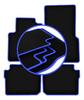CARLUX-BLUE Car Mats For: Smart ForFour I Hatchback (2004-2007)