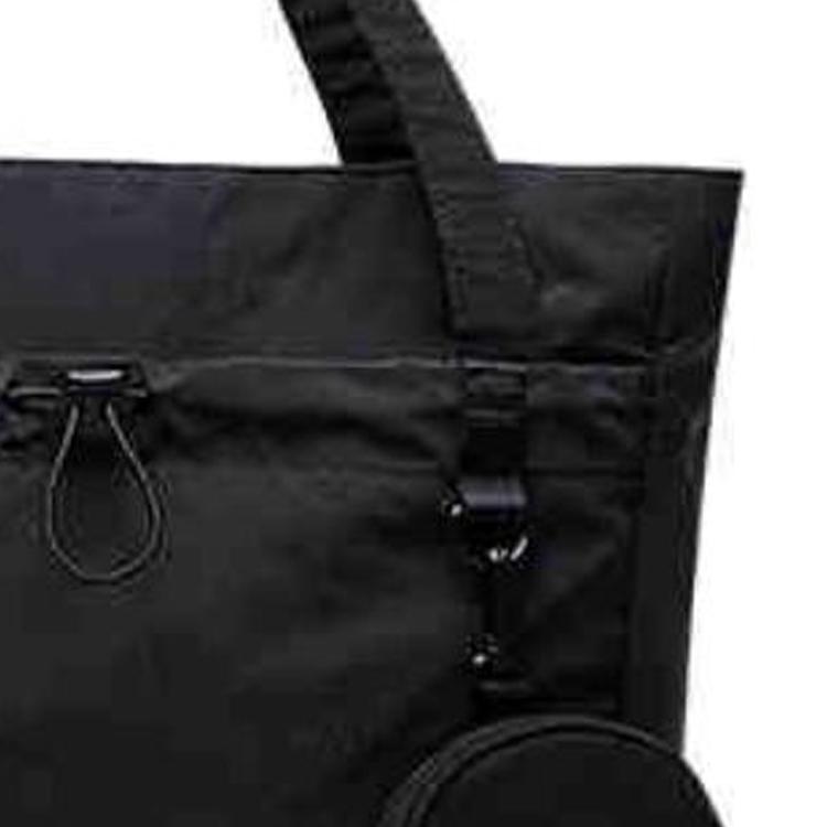 New Anta Fabric Tote Bag Shopping Bag Shoulder Bags Unisex Basic Black 192448128R-1