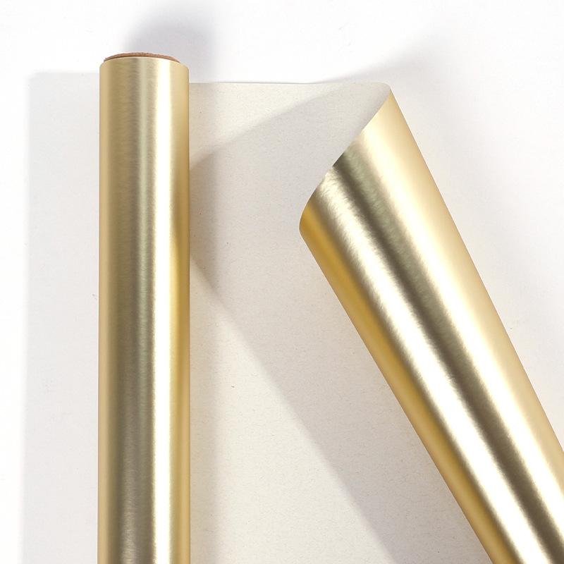 43 X 3 Wrapping Paper Roll Metallic Pure Color Colorful Craft Paper for Christmas Valentines Birthday Holiday Gifts Decor
