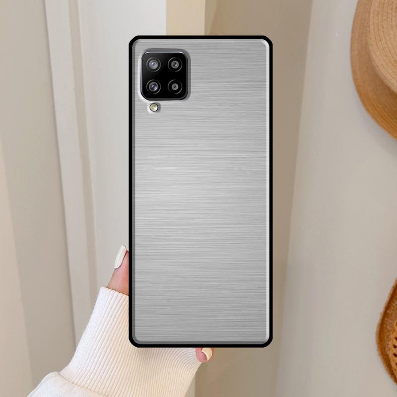 Brushed Metal Texture Steel Print Case For Samsung Galaxy A36 A56 A13 A23 A52 A32 A12 A54 A34 A14 A16 A26 A33 A53 A15 A35 A55
