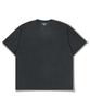 Rugged House 16S Pigment Washing Half T-Shirts Black