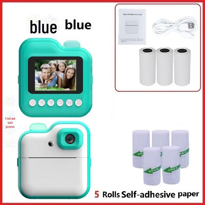 Q5 Mini Impressora Polaroid Transfronteiriça e Câmera Digital para Crianças - Impressão de Fotos em Alta Definição.