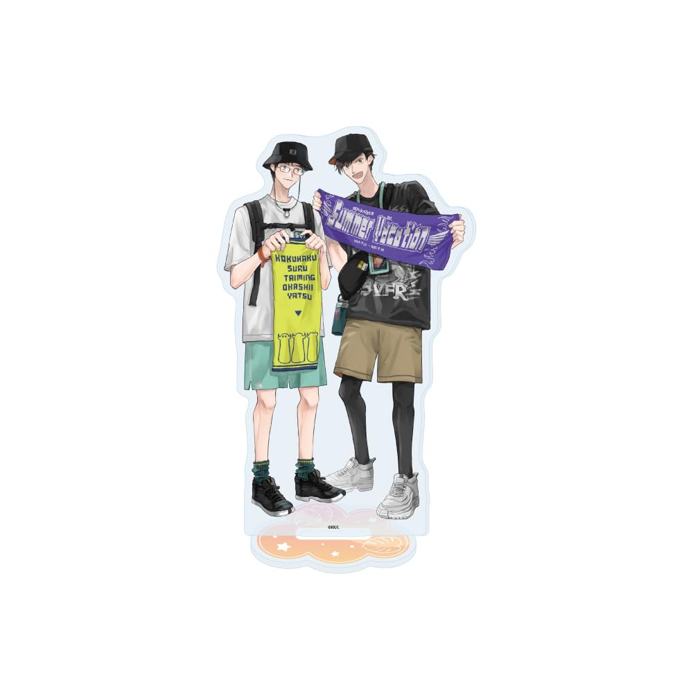 

Kamogawa Kei Sensei 01 Summer BL Fair Acrylic Stand Working Couple s Vacation [Original Illustration]