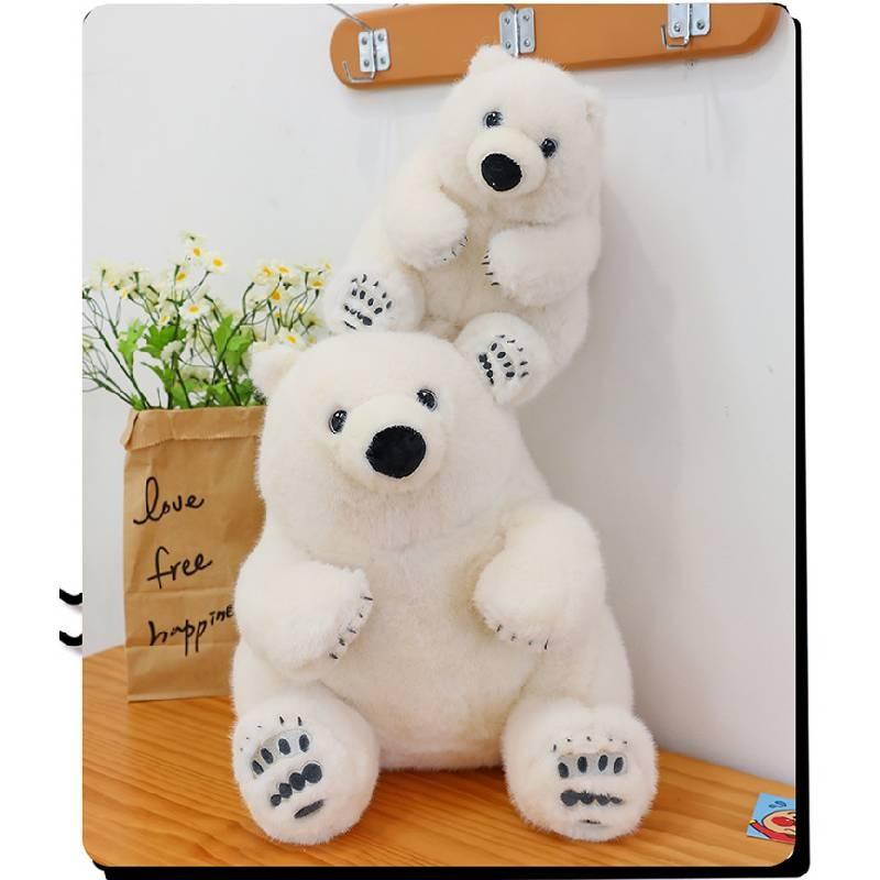Polar Bear Plush Toy Children Birthday Festival Aquarium Gift Doll Cotton Pp