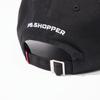 PSSHOPPER Basic Logo Washed Ball Cap [Black]