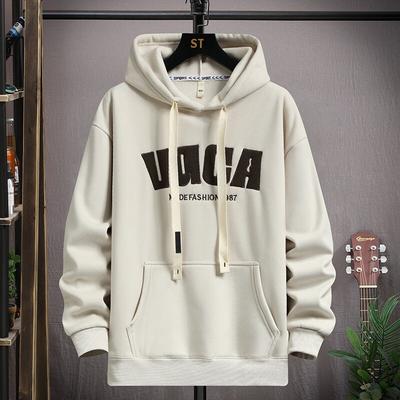 Moletom com Capuz Novo de Primavera para Homens e Mulheres Estudantes do Ensino Médio Moderno Manga Longa Base Top Jaqueta Moda Adolescente