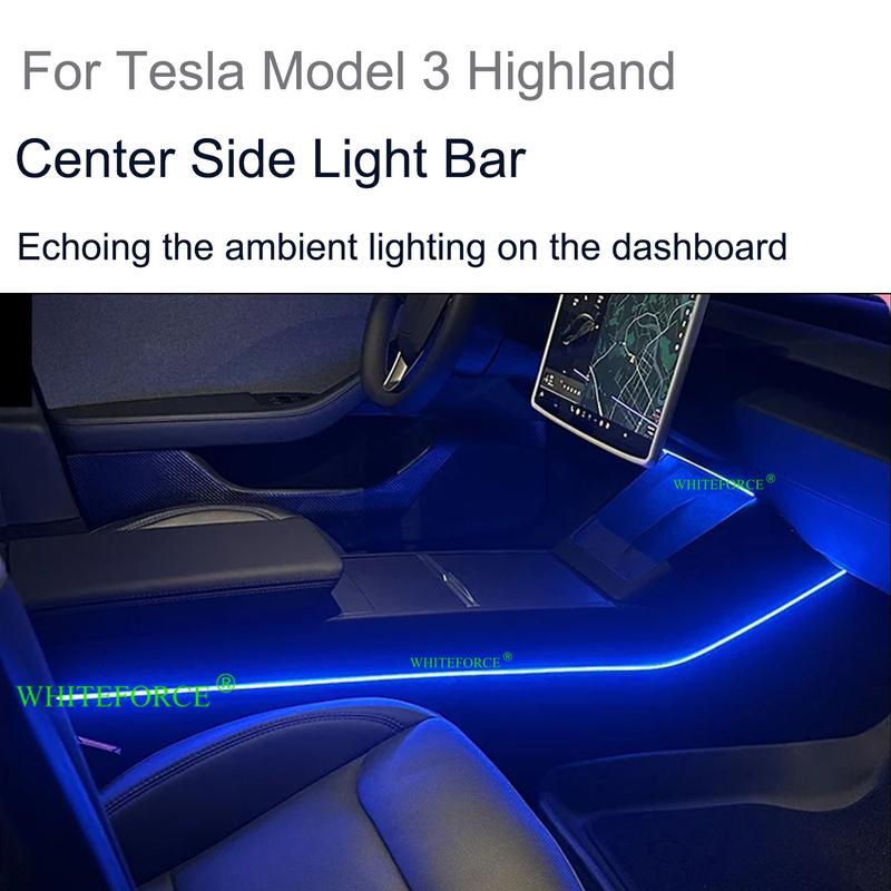 For Tesla Model Y Juniper Model3 Highland Streaming Ambient Light Dashboard Flow Light USB Ambient Strip Lamp Body Sensor Module