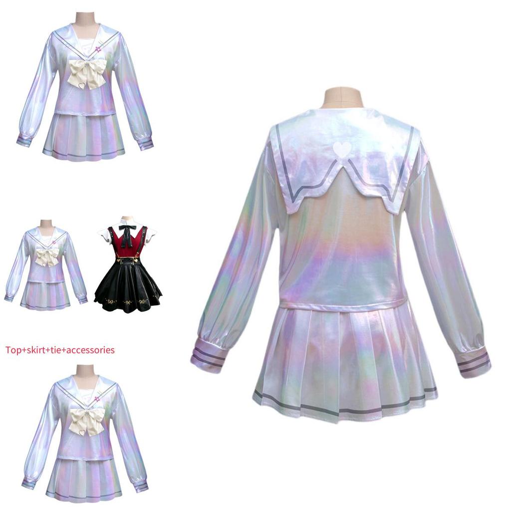 Halloween Needy Girl Overdose Rain Game Character Role Playing Uniforms Costume For Adults