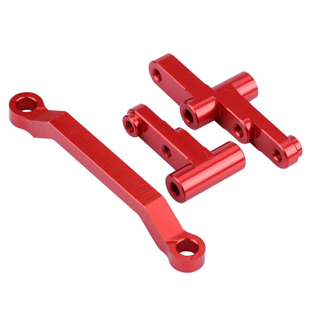 Steering Servo Saver Complete for HIMOTO E10MTL E10MT E10BP 1 10 Scale RC Car (Red)