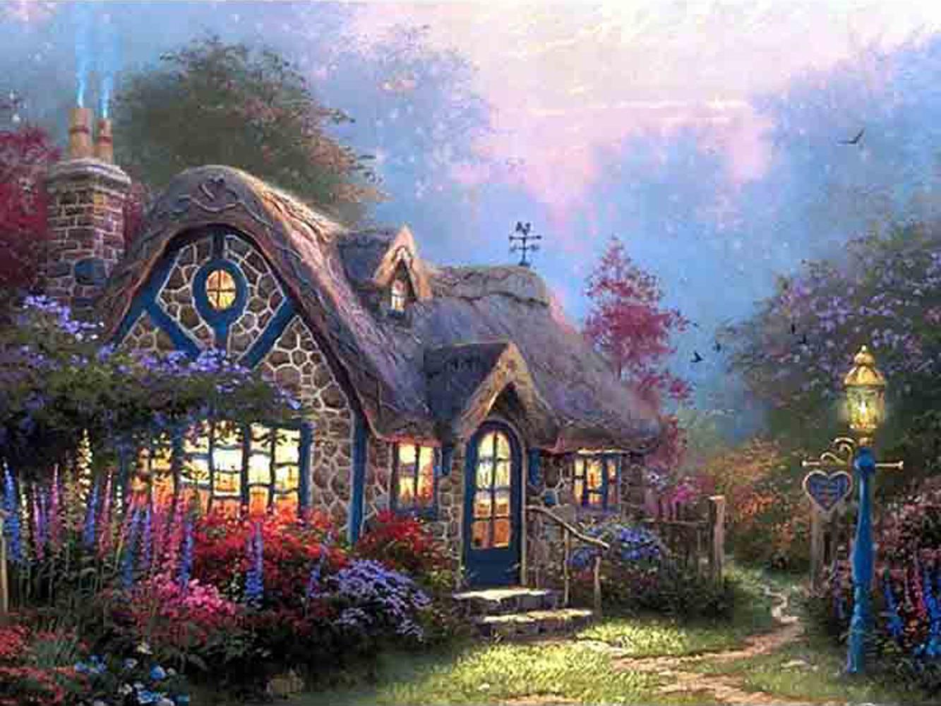 

Алмазная вышивка «сделай сам», 5D пейзаж, лесная хижина, вышивка крестом, прибрежная тропа, круглая алмазная живопись, мозаика, подарок на Новый год 30x25cm