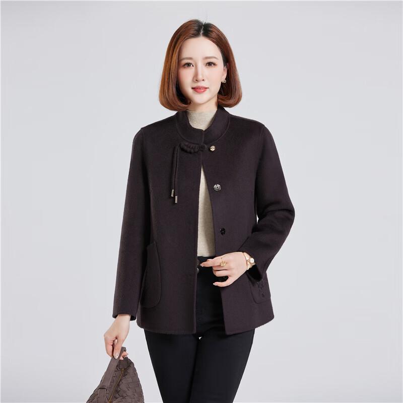Fengmao Women's 100% Wool Double-Faced Short Coat FMZZM2882