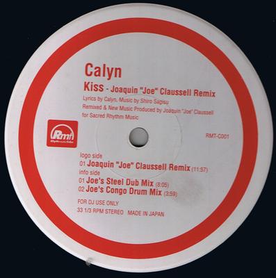 12inch Record CALYN TSUKISHIMA - Kiss (Joaquin "Joe" Claussell Remix RMTC001PROMO Rhythmedia Trib 2000 Japan Dance & Electronica Used