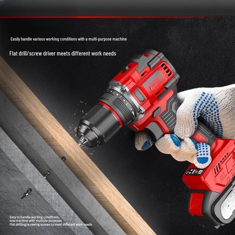 Hanyou Brushless Rechargeable Impact Drill CN Plug (adapter Included)