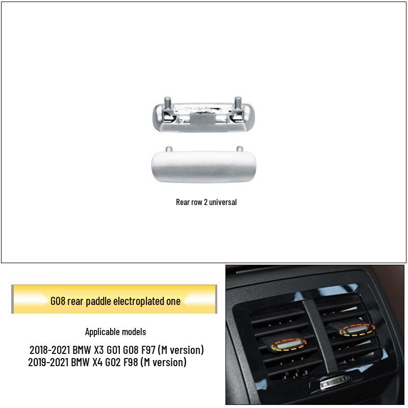 Electroplated Silver Trim for BMW 3 Series, 7 Series, X5, X6: A/C Button Panel & Window Lift