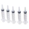10Pcs Individual Sealed 20ml Syringe No Needle Transparent Plastic Syringes with Cap Liquid Dispensing Art Painting