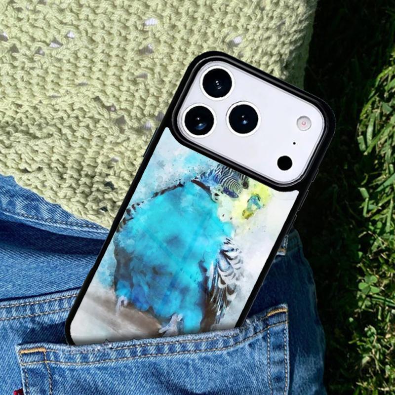 Pets 1 Budgies mobile phone case Compatible with IPhone 17 16 15 14 13 12 11Pro Max 17 Air cover