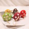 Cute Mushroom Key Lanyard Wrist Strap Phone Lanyard Cartoon Mushroom Shape Phone Charm Perfect for Bags Phones and Key