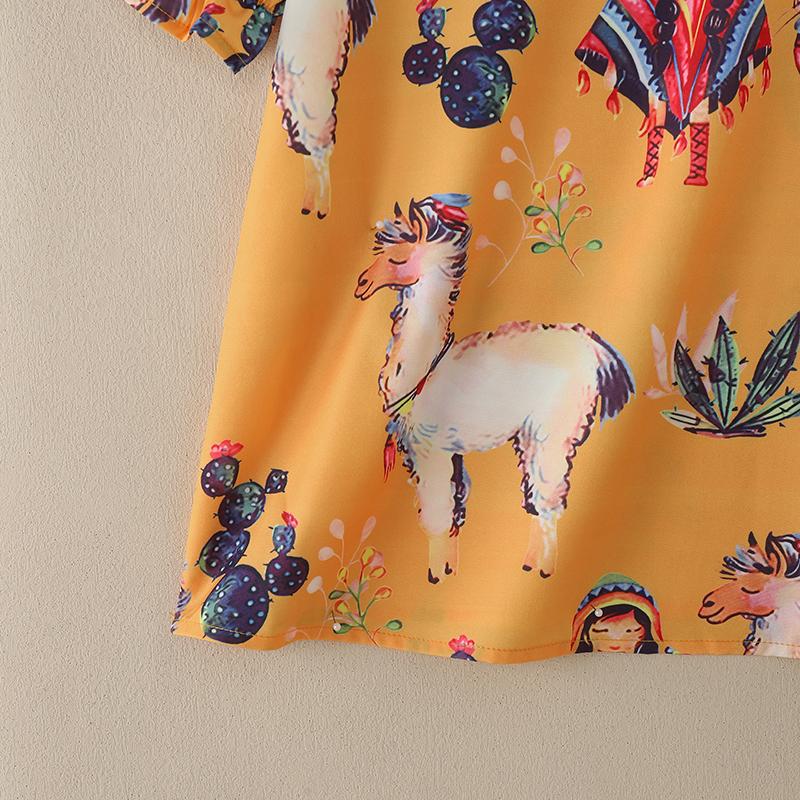 ZANZEA Lässige Bluse mit Rundhalsausschnitt und halblangen Ärmeln für Damen