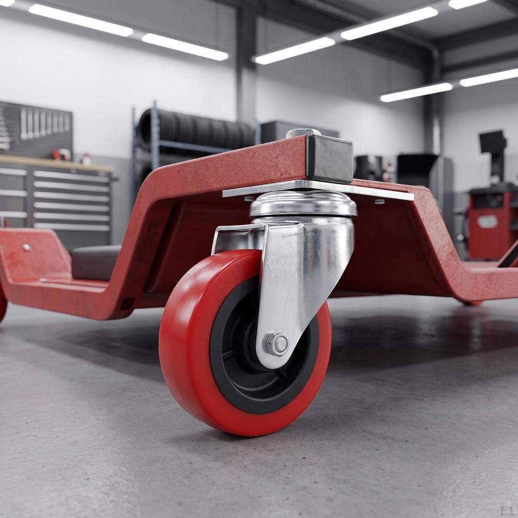 Swivel Caster Wheel HeavyDuty with Stem SmoothRolling Hardware for Mechanics,