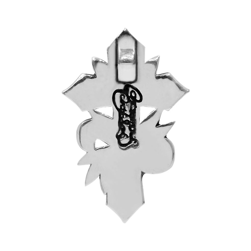 Anonymous Artisan Oldschool Sacred Heart Cross Pendant