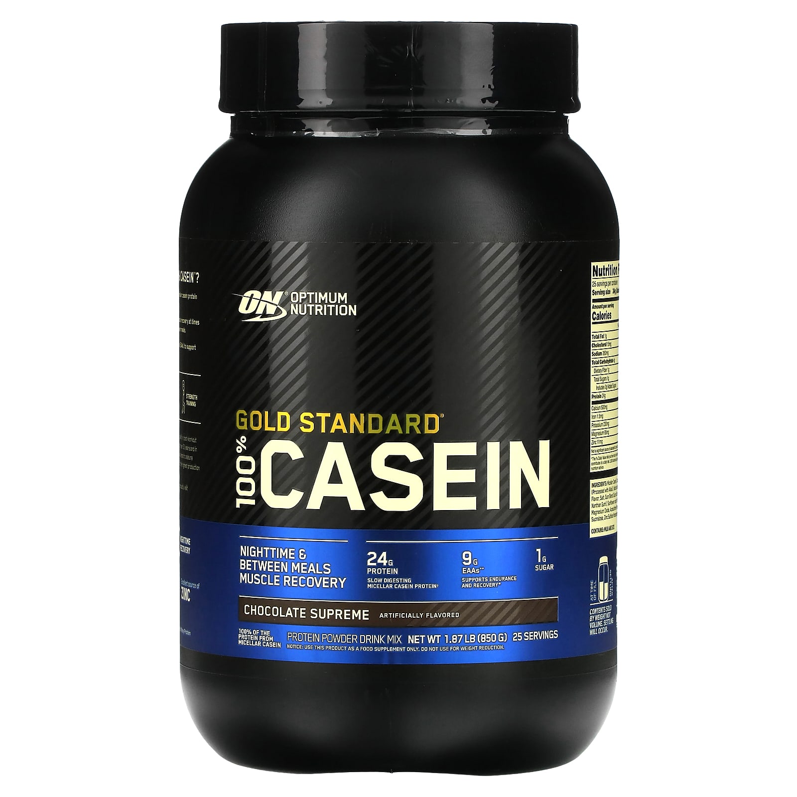 

Gold Standard 100% Casein, Chocolate Supreme, 909G (2Lbs)