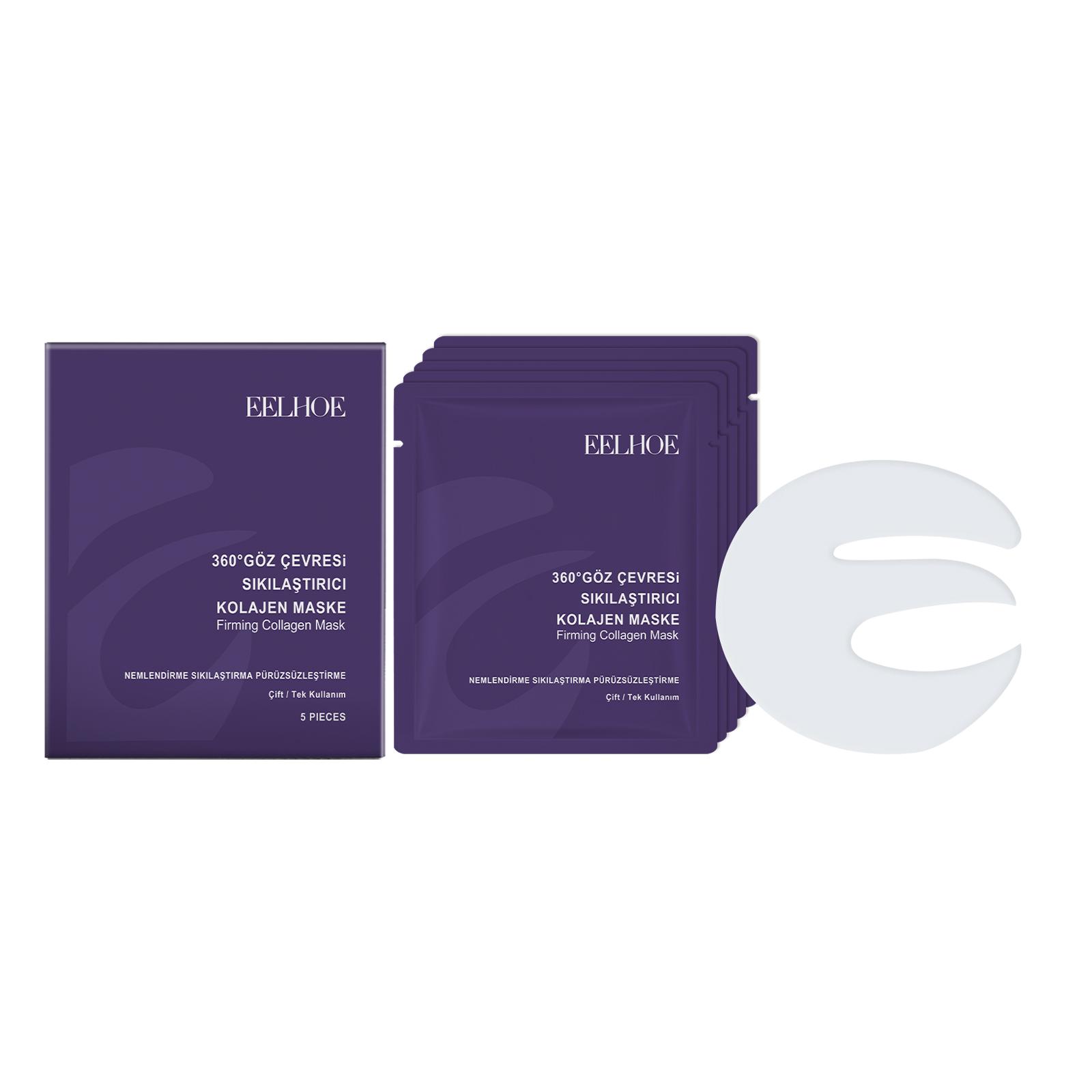 EELHOE Collagen Eye Mask (Boxed) - Softening and Nourishing Eye Skin Daily Care Patch