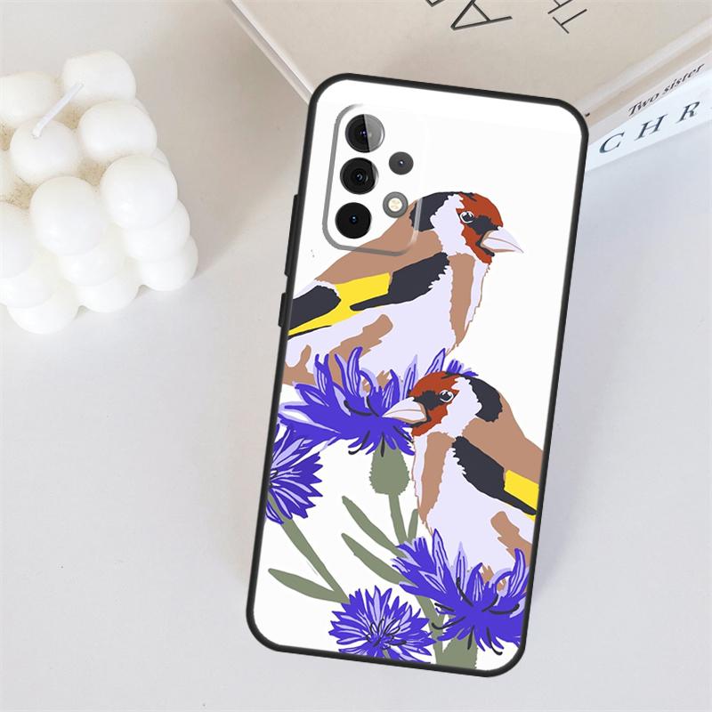 

European Goldfinch For Samsung Galaxy A55 A35 A15 A36 A56 A26 A16 A22 A32 A52 A54 A34 A53 A33 A13 A06 A05 Case Samsung A52