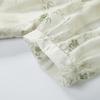 Women's New Chinese Style Floral Puff Sleeve A-Line Dress