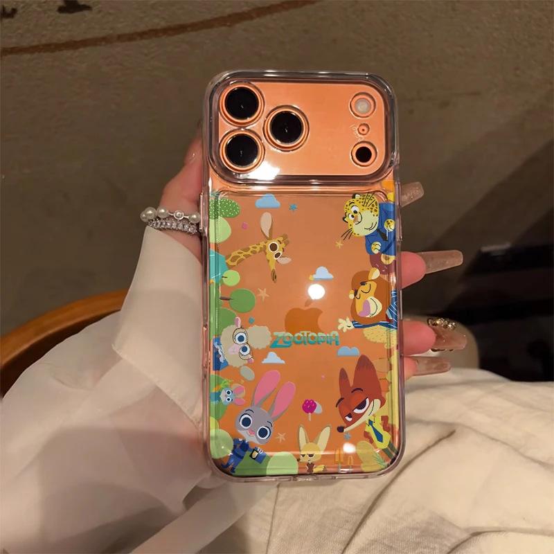 Crazy little animal applies to iPhone16/17 mobile phone case Apple 15 Pro transparent space case 14 cute 13 soft