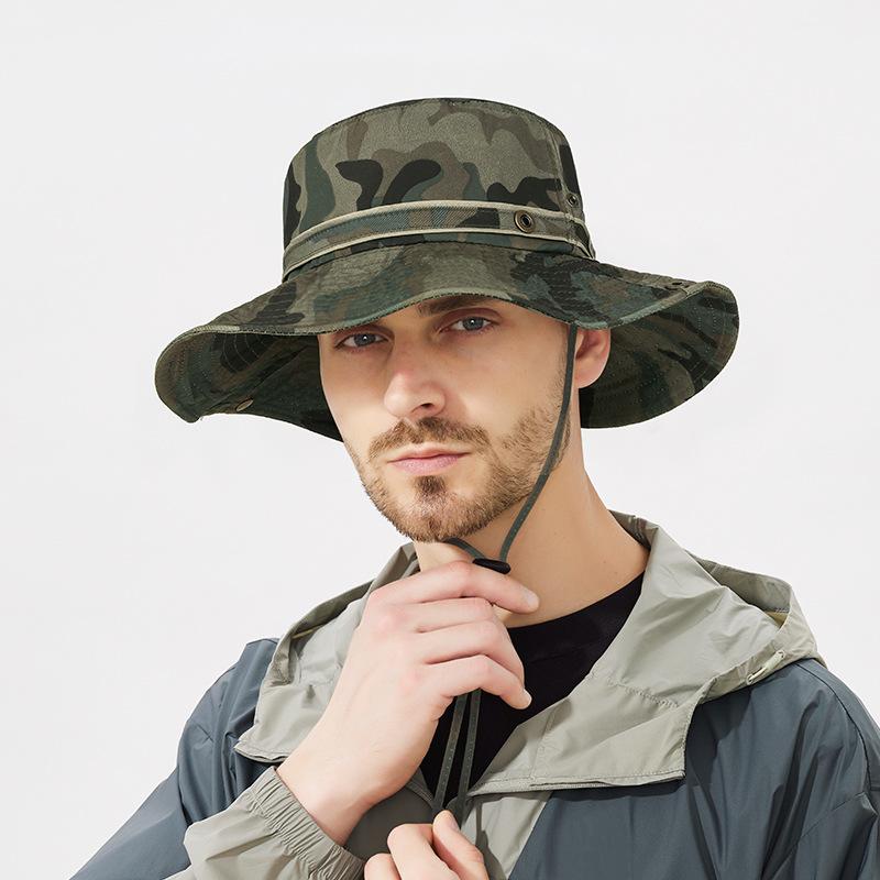 Four Seasons Outdoor Camouflage Fisherman Hat Sunshade Sports Hat