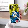 S-SonicS Anime Handyhülle Für IPhone 17 16 15 Plus 14 13 Mini 12 11 Pro Max Weiche Hülle