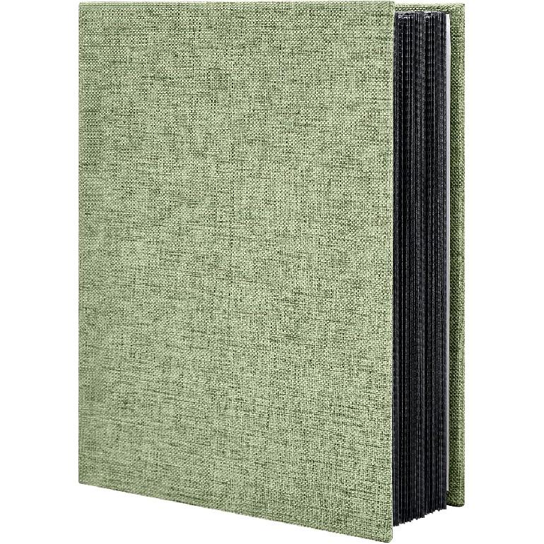 Photo Album 4x6 100 Pockets for Wedding Gifts,Linen Hardcover Picture Albums for Family Anniversary Baby Vacation Pictures