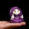 Ghost Festival Atmosphere Halloween Resin Figurine Purple Cloak  Statue  Home Decor Party Gift Collectible Gothic Home Decor