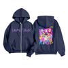 Kids Fashion Women's Lightweight Long Sleeve Zipper Hoodie Printed Hoodie With Pockets