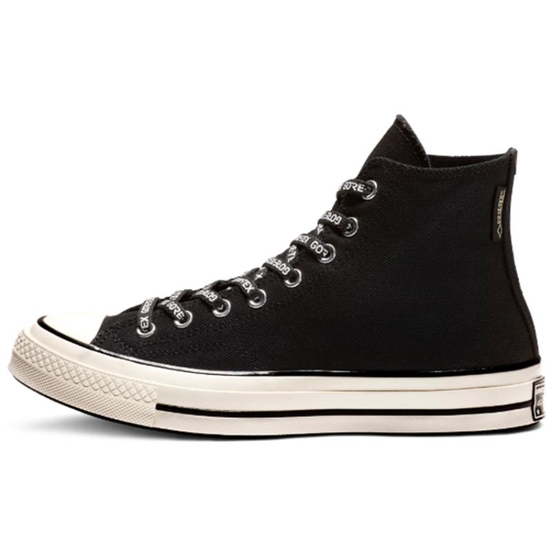 Converse 1970s Round-toe Lace-up High-Top Canvas Shoes Unisex Black