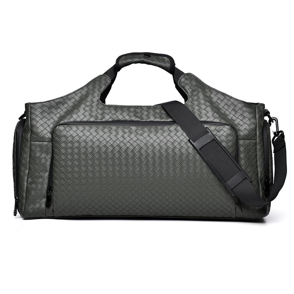 

Женская спортивная фитнес-сумка большой вместимости с отделением для влажных/сухих вещей для плавания и путешествий зелёный