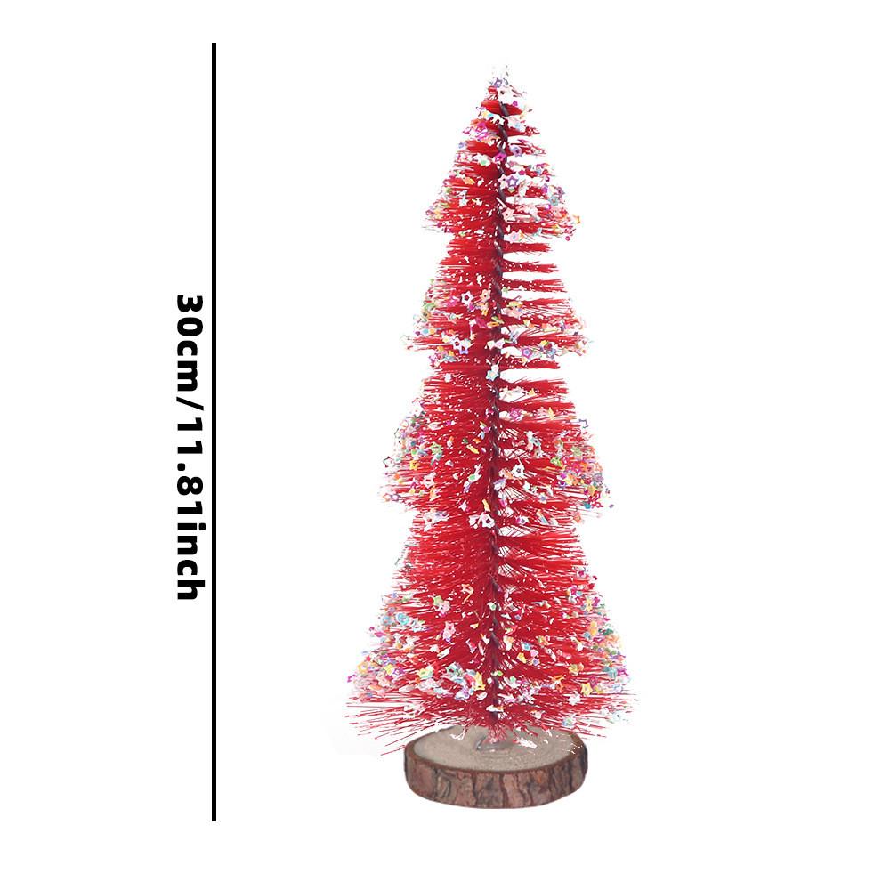 Mini Christmas Elegant Tree Decor Charming Star Shape Design Tabletop Display For Joy Holiday