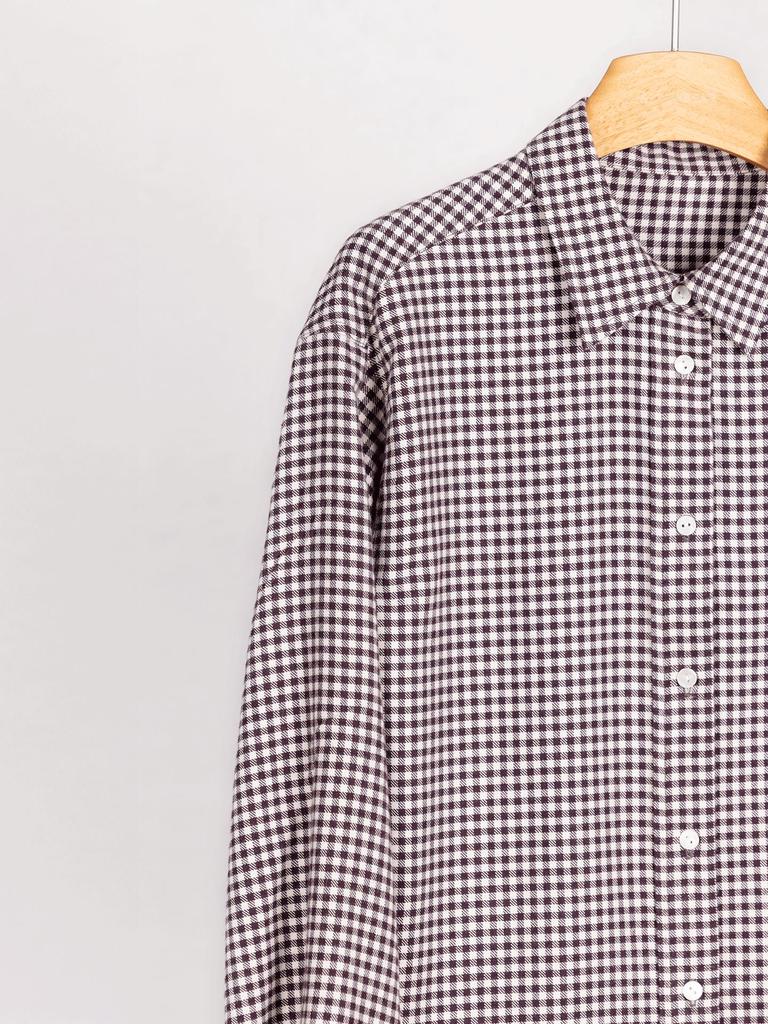 2025 New Women's Korean-Style Plaid Brushed Shirt - Loose Fit