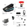 Motorcycle Helmet Bluetooth Intercom Headset  Waterproof Voice Contro Wireless Hands-on Talking Headset with 1080P HD Camera