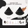 10-Count Triangular Makeup Sponges - Pointed Edges for Hard-to-Reach Areas - Seamless Application