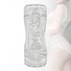 Transparent Double Head Airplane Bottle Yin Anal Double Head Available Soft High Transparent Male Sucking Juice Airplane Bottle Sex Product
