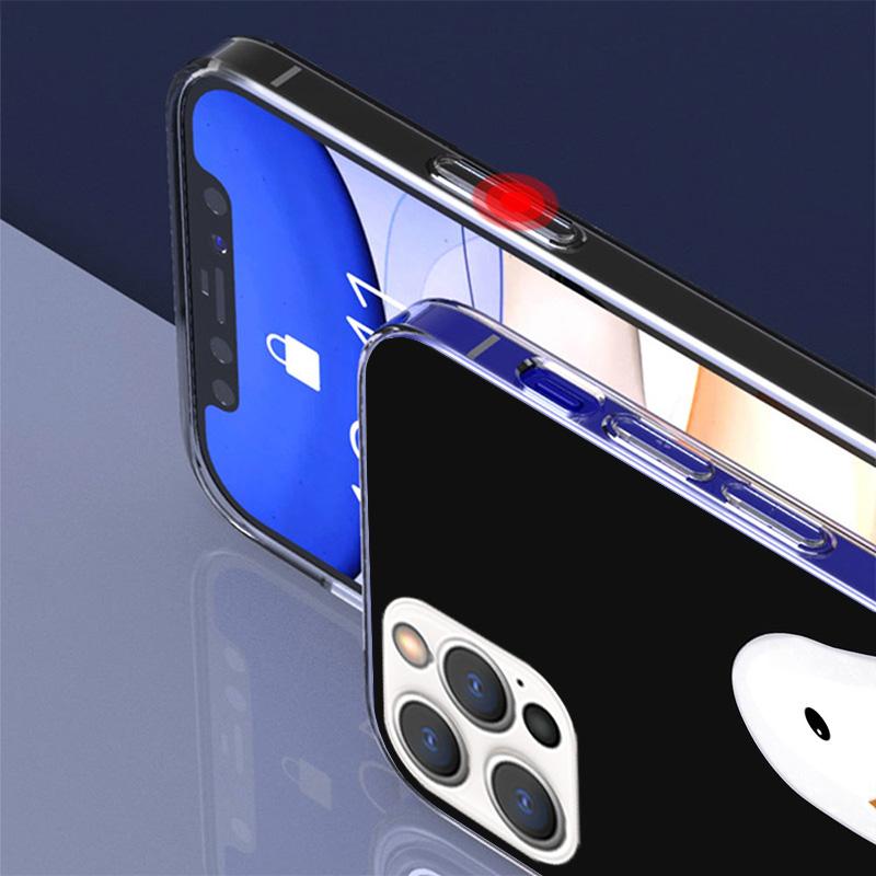 Cartoon Cute Goose Game Cover Phone Case For iPhone 16 17 Air 15 14 Pro Max 16E Phone Case 13 Mini 12 11 7 SE 8 Print Pattern Fi