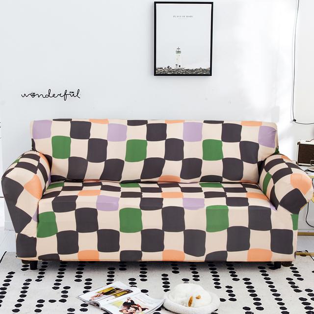 Couch Cover Stretch Sofa Cover Slipcovers Elastic All -Inclusive Case For Different Shape Sofa Loveseat Chair L -Style Sofa Case