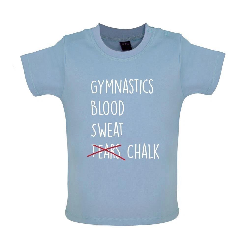Kids T-Shirt With Sweatshirt And Chalk - Baby Gym Pants 150