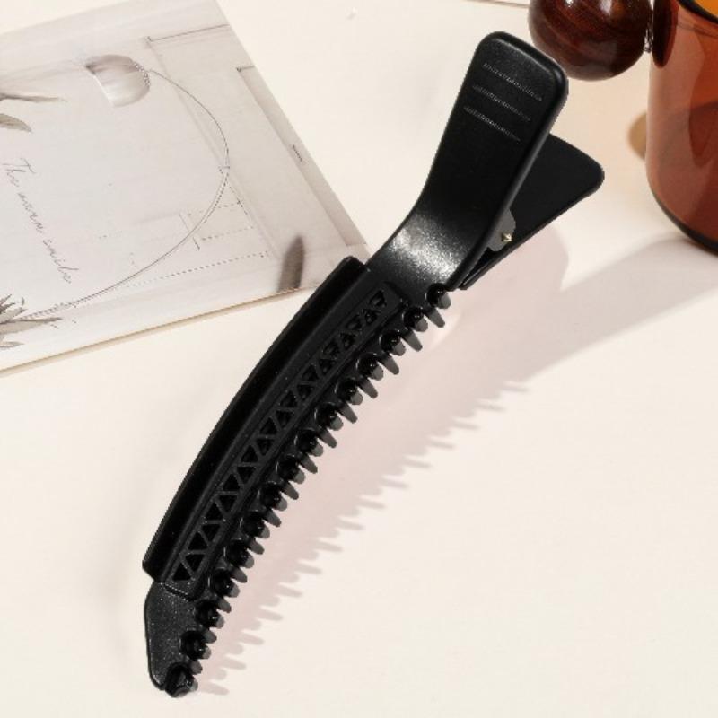 New Simple Hairpin Positioning Clip with Teeth Hairpin Natural Fluffy High Cranial Top Seamless Clip Hair Accessories