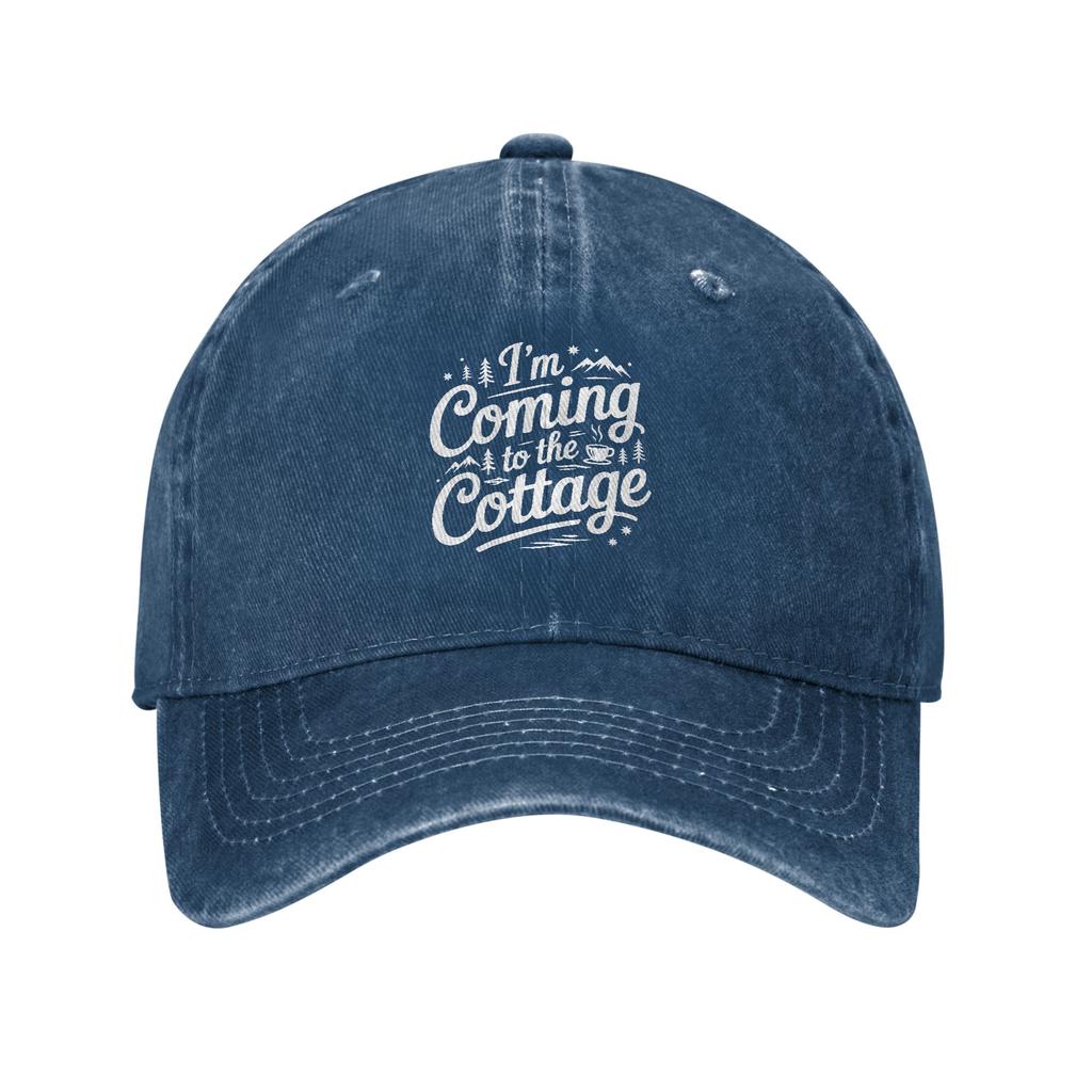 Im Coming To the Cottage  Casual Baseball Cap For Men Women Summer Heated Rivalry Hat DIY Print Wholesale Baseball Caps