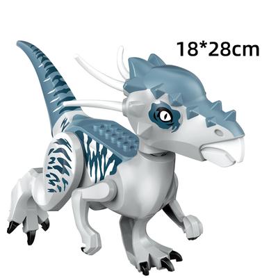 Blau Styx Drachen Bausteine Große Dinosaurier Modell Bausteine Montage Spielzeug