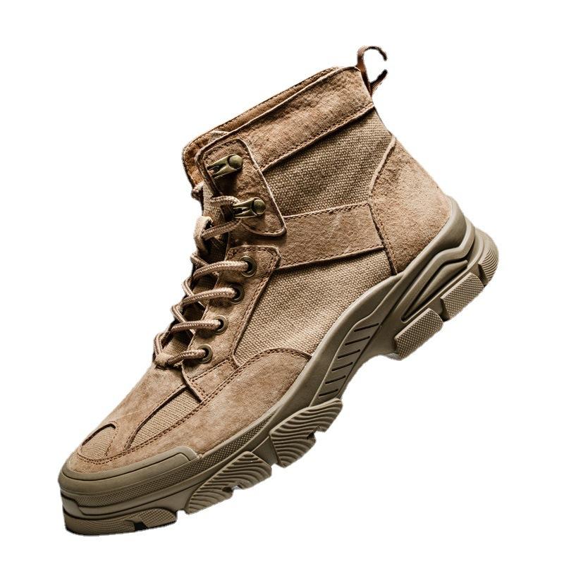 Four Seasons New Cross -Border Foreign Trade Outdoor Hiking Shoes High Top Men 'S Boots Casual Martin Boots