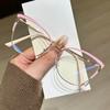 New Men Women Fashion Metal Eyeglass Frames Anti-blue Light Glasses Lightweight and Comfortable Computer Goggles Whosale