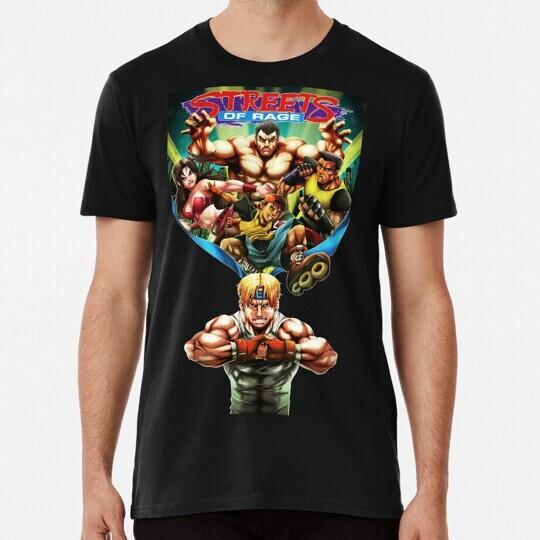 Streets Of Rage Bare Knuckle Or Sticker S to 4XL T-Shirt Tops Tee